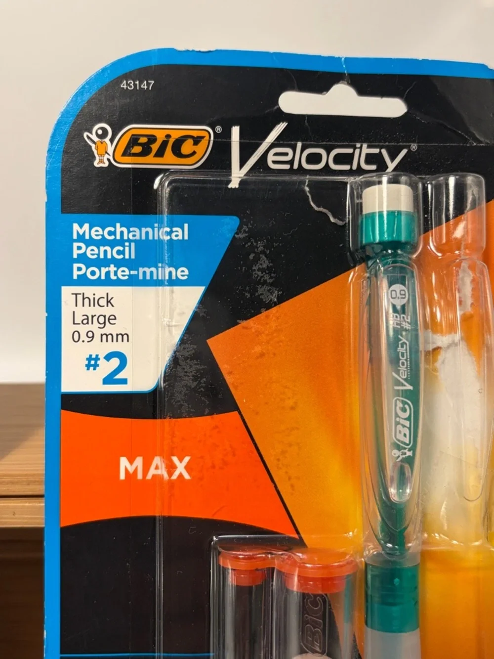 BIC Velocity/Atlantis Black Mechanical Pencil Value Pack-0.7mm/0.9mm, Black~Read